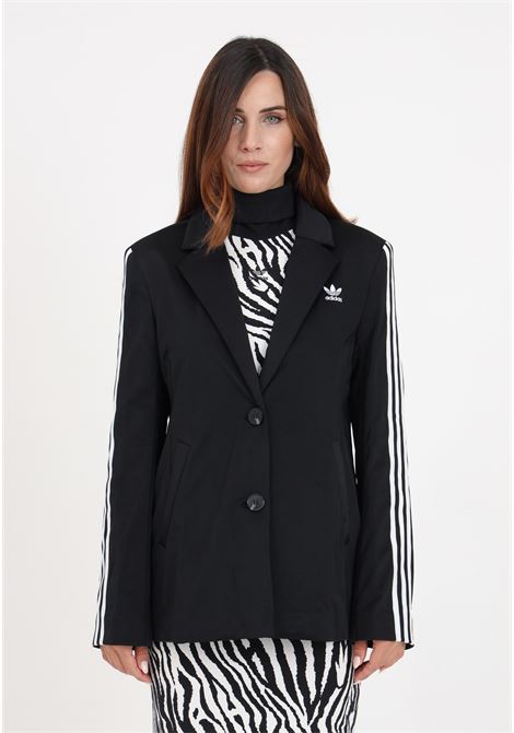 Adicolor Classics 3-stripes women's sporty black blazer ADIDAS ORIGINALS | IK0440.